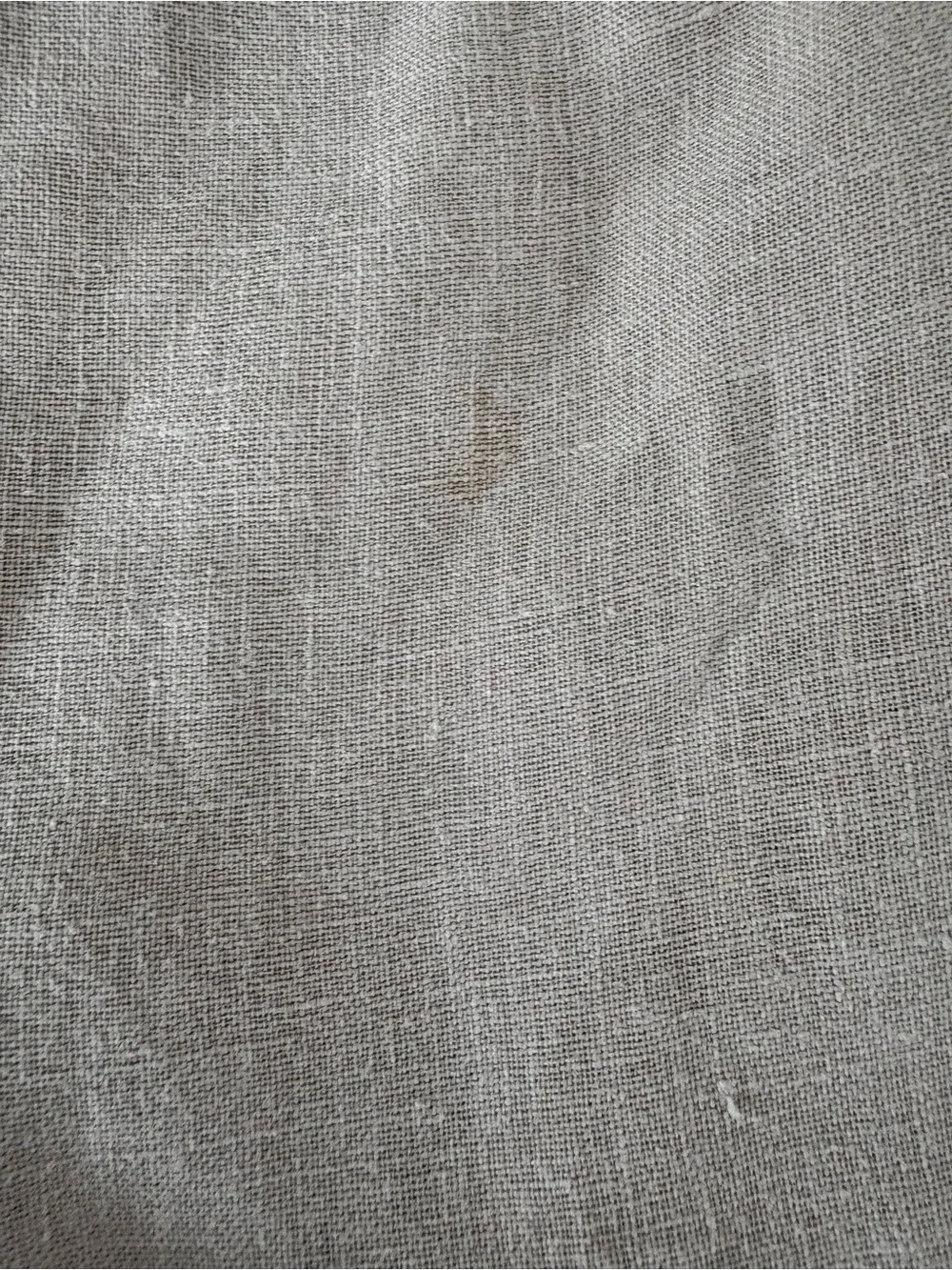 Zara Linen Wide-Leg Palazzo Drawstring Pants in Natural Size: XS /